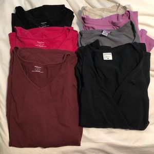 Maternity shirt bundle, size 1X and 2X